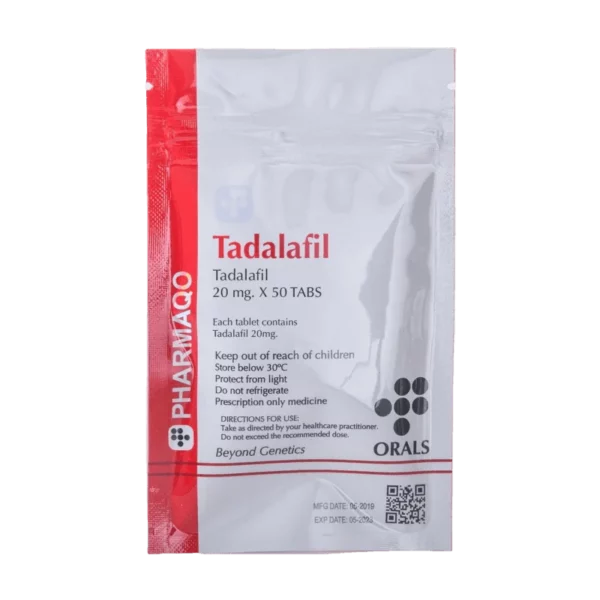 Tadalafil – 20mg – 50 Tabs